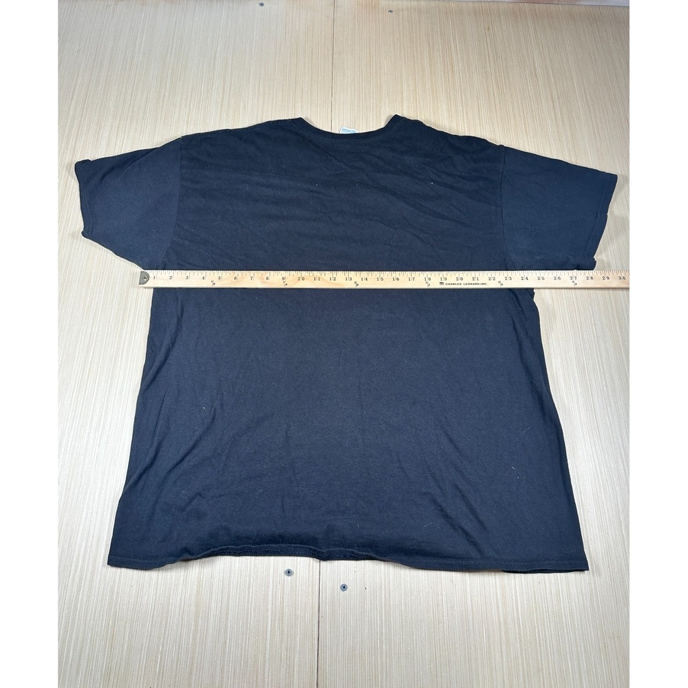 Alone‎ T-Shirt Mens 2XL Blue embroidered Logo Cotton Crew Neck Running Pullover - Picture 4 of 5